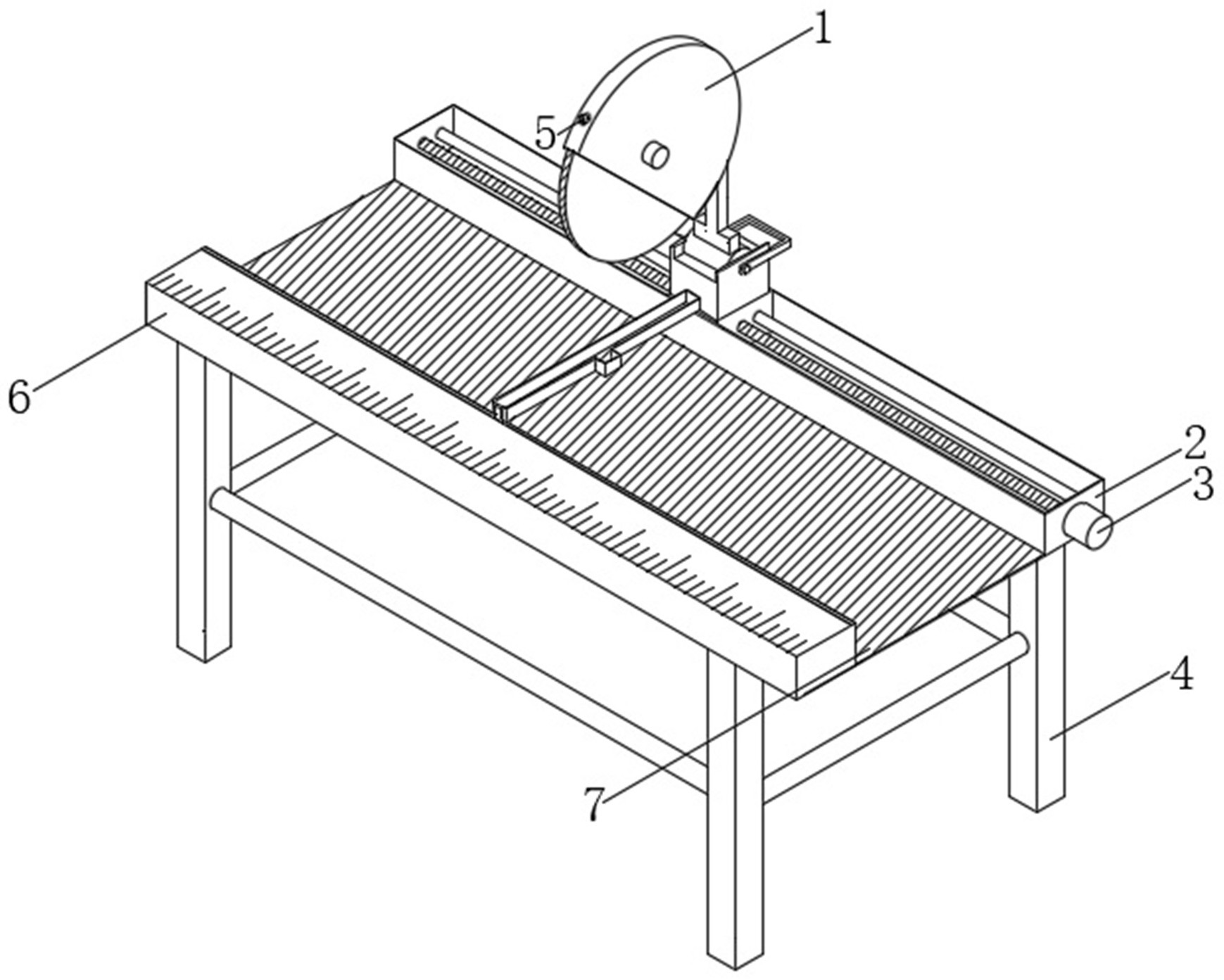 一种具有长度测量功能的切割机